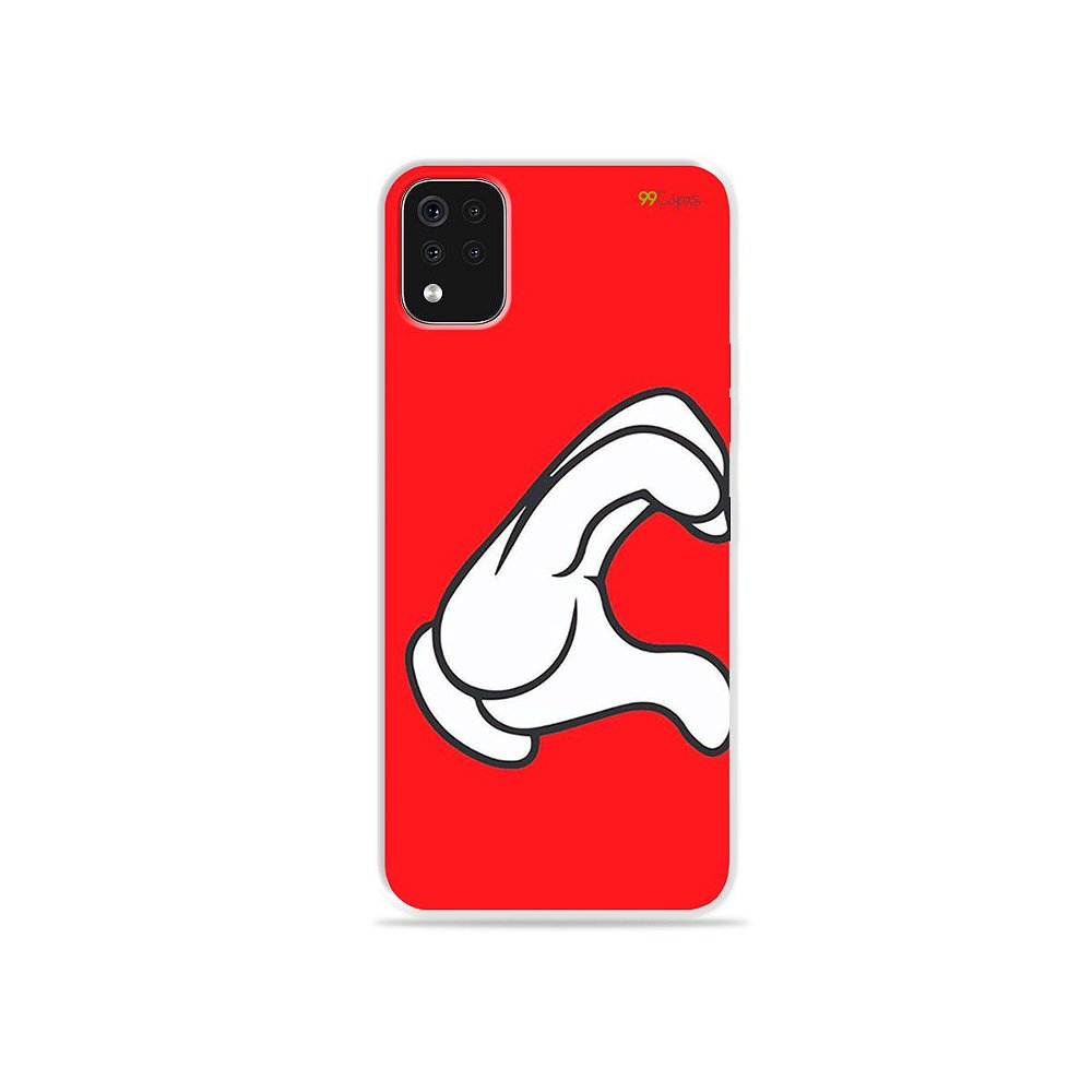 Capa para LG K52 - Coração Mickey - 99capas - Capinhas e cases  personalizadas para celular