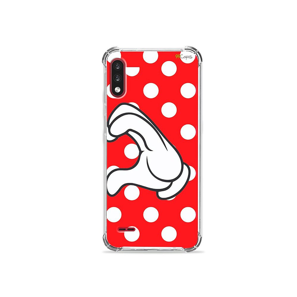Capa para LG K22 - Coração Minnie - 99capas - Capinhas e cases  personalizadas para celular