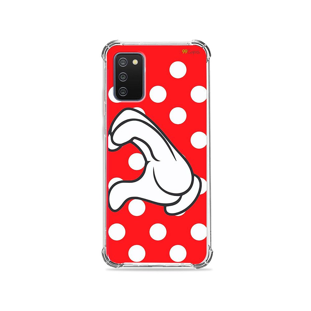 Capa para Galaxy A02s - Coração Minnie - 99capas - Capinhas e cases  personalizadas para celular