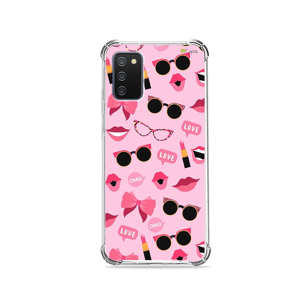 Capa para Galaxy A02s - Feminine - 99capas - Capinhas e cases  personalizadas para celular