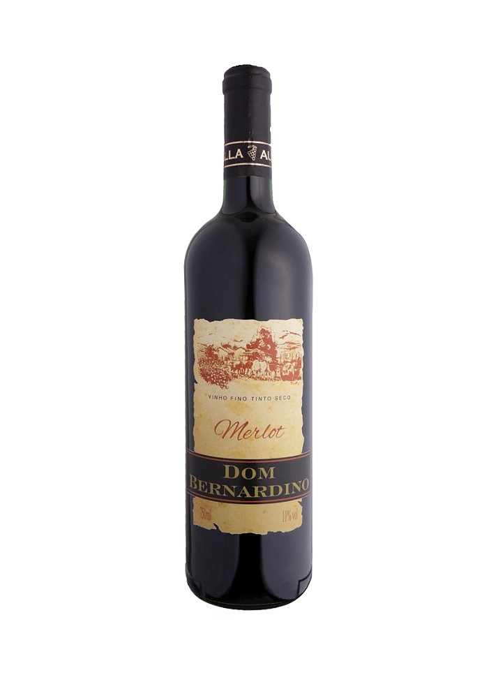 VINHO FINO TINTO MERLOT DOM BERNARDINO 720ML BELLA