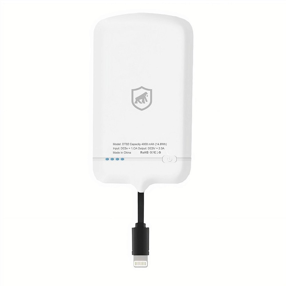 Carregador Portátil Nano Snap Lightning Branco - Para iPhone - Gshield -  Gshield - Capas para celular, Películas, Cabos e muito mais