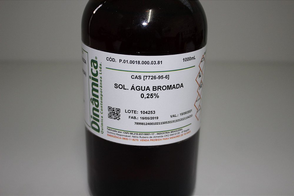 AGUA BROMO 0,25 1L Didática SP