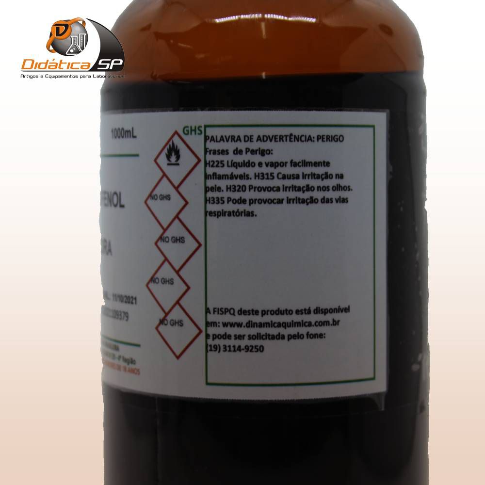 Solução azul de bromofenol hidroalcoólica 0,2 Didática SP