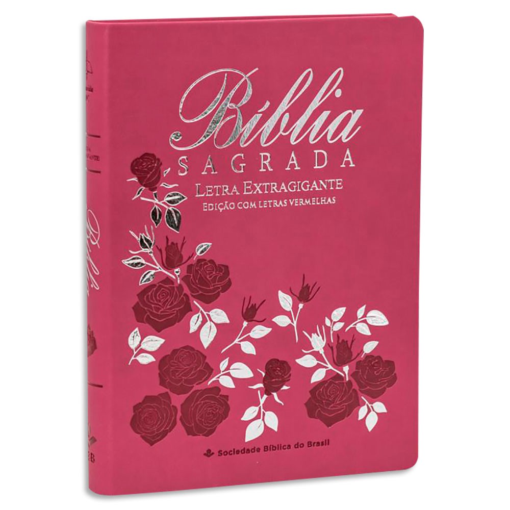 Bíblia Sagrada João Ferreira de Almeida Letra ExtraGigante capa Pink Livraria Evangélica Online Bíblia Sagrada João Ferreira de Almeida Letra ExtraGigante capa Pink Livraria Evangélica Online