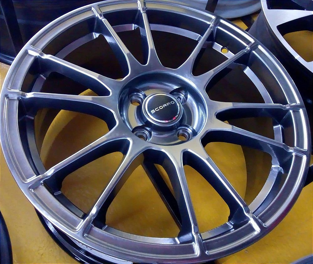 JOGO DE RODA REPLICA O Z S251 ARO 17 4X100 TALA 7 5 Loja Virtual 