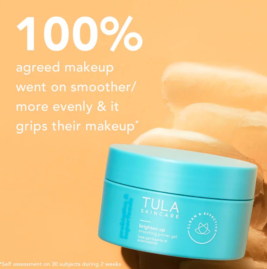 Tula Skincare Brighten Up Smoothing Primer Gel Consumos da Martina