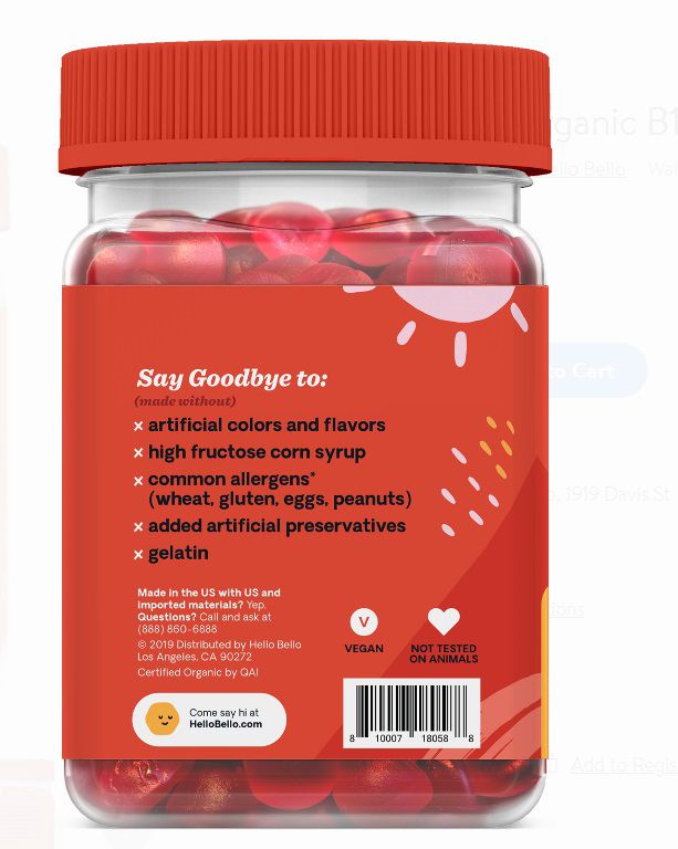 Hello Bello Prenatal + DHA Gummies Consumos da Martina