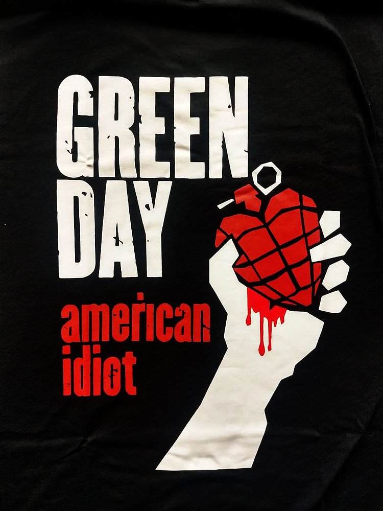 Camiseta Green Day - American Idiot - Navio do Rock