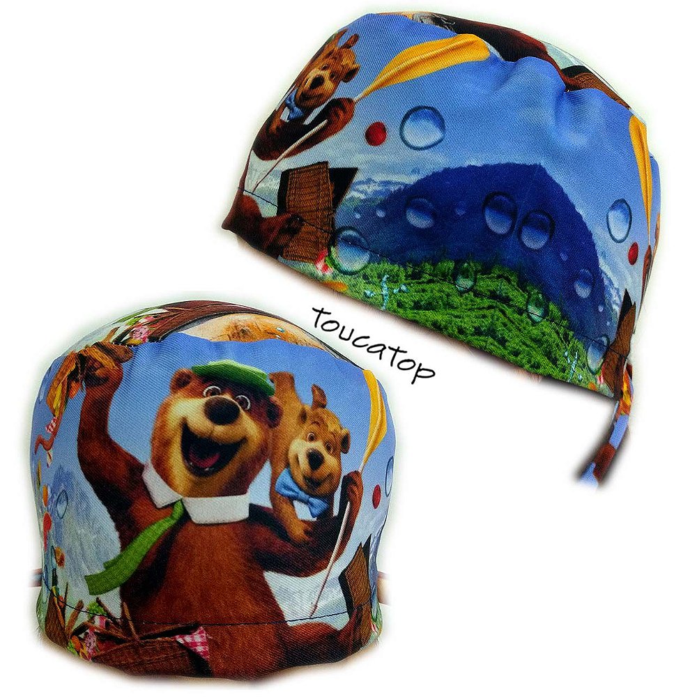 Gorro Cirúrgico - Zé Colmeia e Catatau - ToucaTop - Toucas Cirúrgicas Divertidas e Charmosas Gorro Cirúrgico - Zé Colmeia e Catatau - ToucaTop - Toucas Cirúrgicas Divertidas e Charmosas