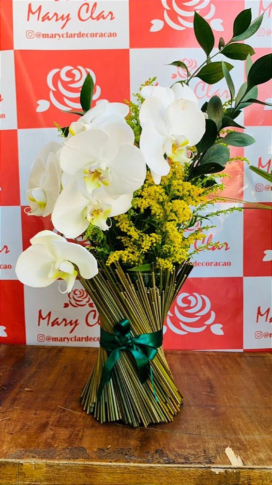 Arranjo de Orquídea Phale com Tango - Floricultura Mary Clar