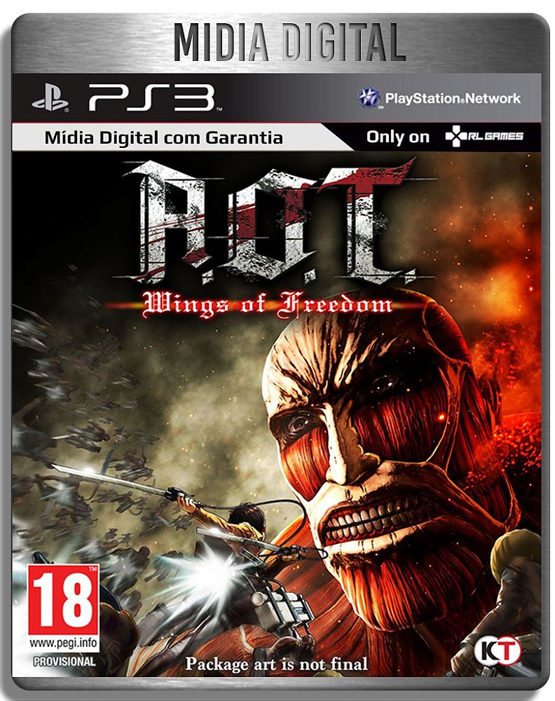 Attack On Titan Dublado Em Portugues Ps3 Playstation