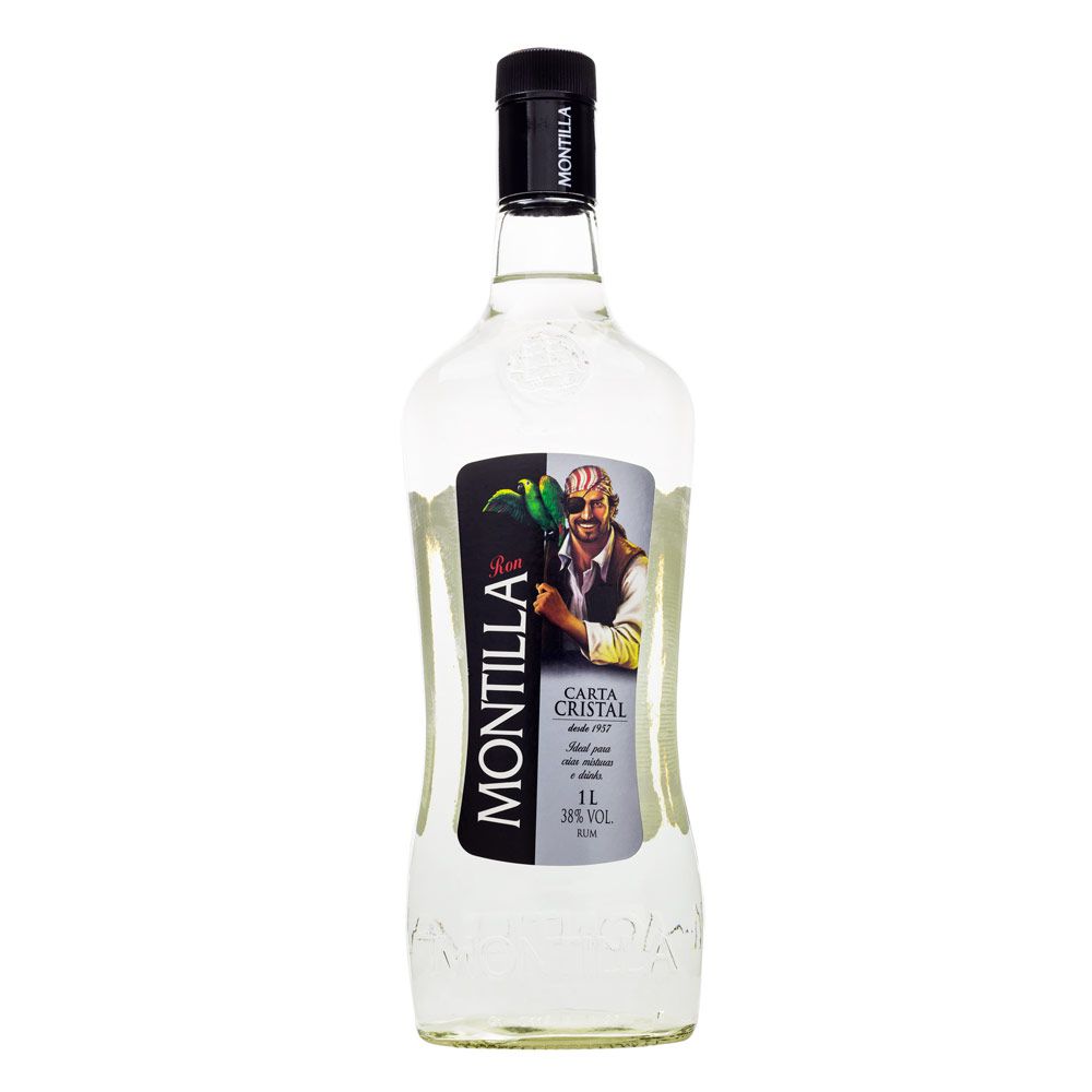 Rum Montilla Carta Cristal 1000ml - Espaço Prime Bebidas 