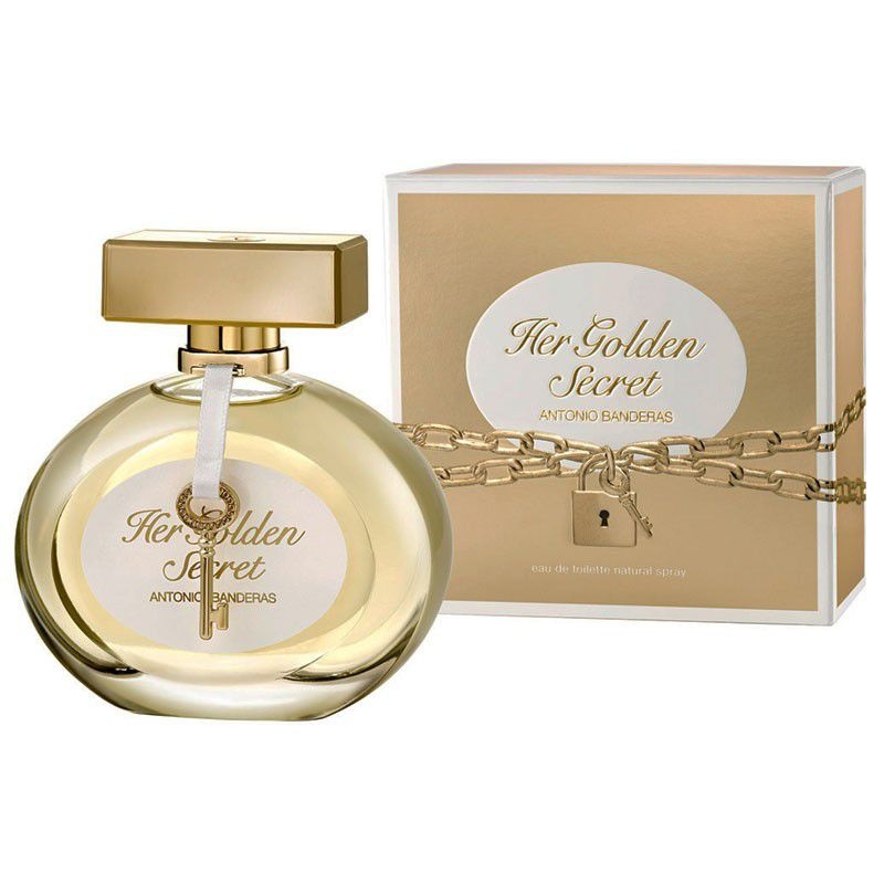 Her Golden Secret Eau de Toilette Antonio Banderas 80ml - Perfume Feminino  - UltraGyn