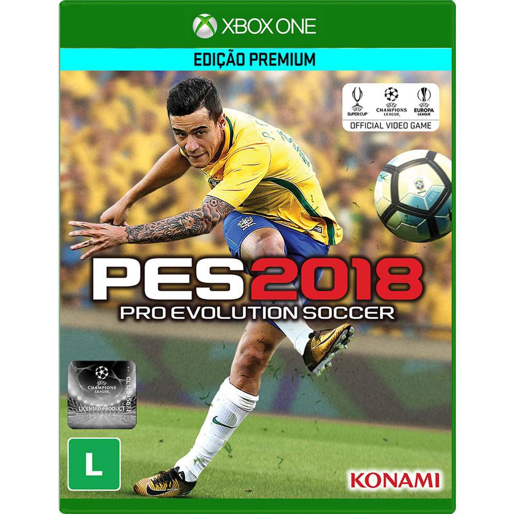 Jogo Pro Evolution Soccer 2018 PES 18 - Xbox One - ZEUS GAMES - A única  loja Gamer de BH!