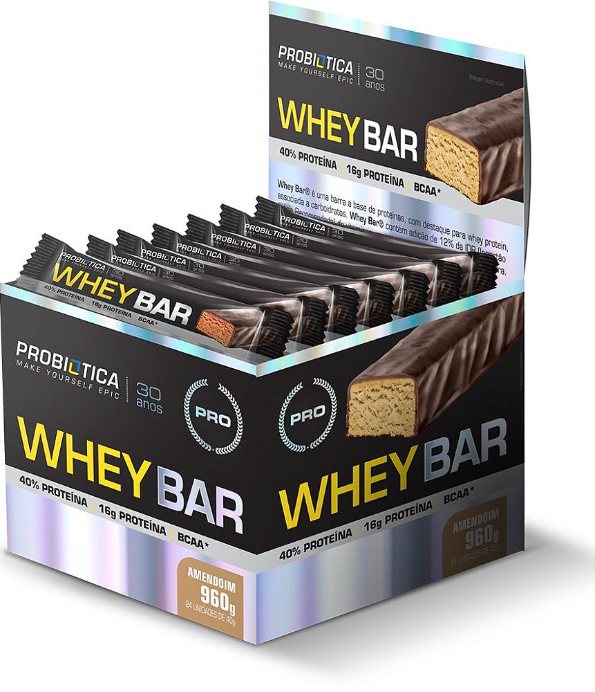 Comprar Whey Bar (24 Barras) Probiotica - Life Style Suplementos - Os  Melhores Suplementos Nacionais e Importados