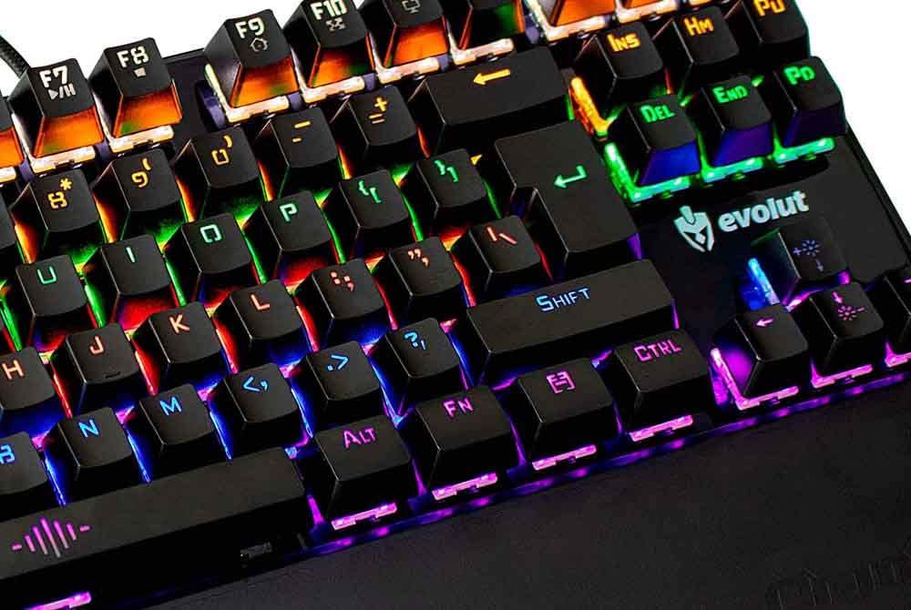 Teclado Gamer Mecânico Evolut Assault EG-204RB - Intervia Online - 43 ...