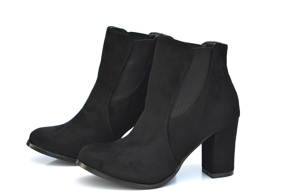 bota cano baixo salto quadrado