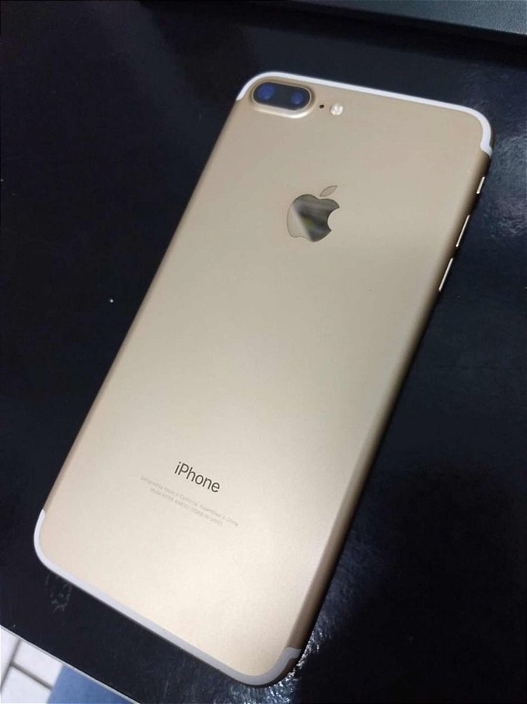 iPhone 7 Plus 128gb Dourado Semi Novo de Vitrine iSeven