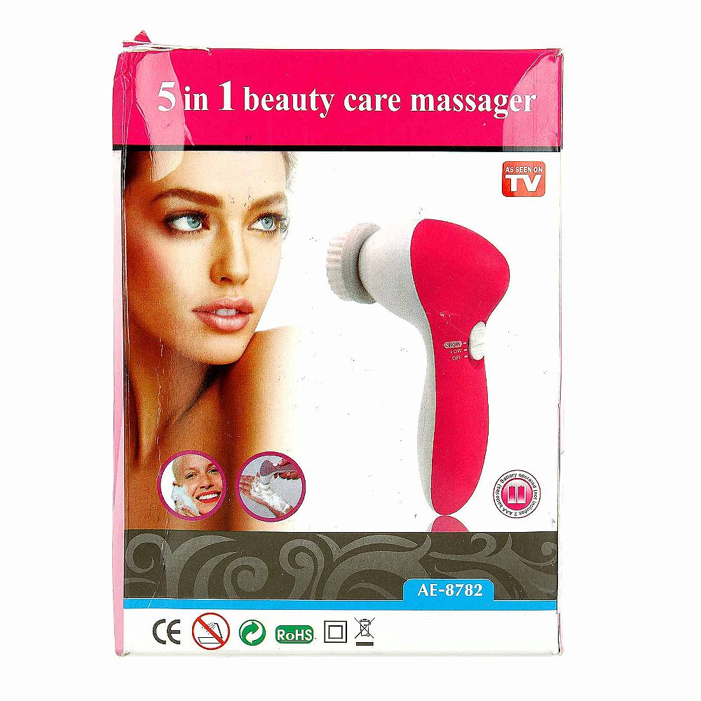 Massageador Facial E Corporal Limpeza De Pele Em Rosa Chic Outlet Economize Com Estilo