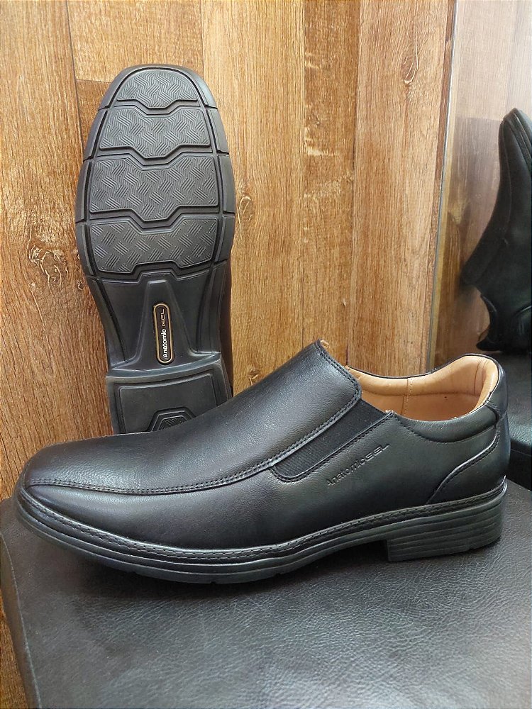 SAPATO ANATOMIC GEL 8610 MESTIÇO PRETO - RedeLojas
