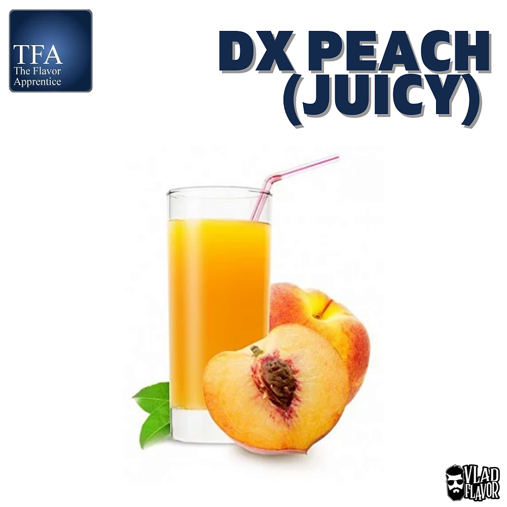 Aroma de DX Peach (Juicy) 10ml | TPA - AROMAS ALIMENTÍCIOS IMPORTADOS