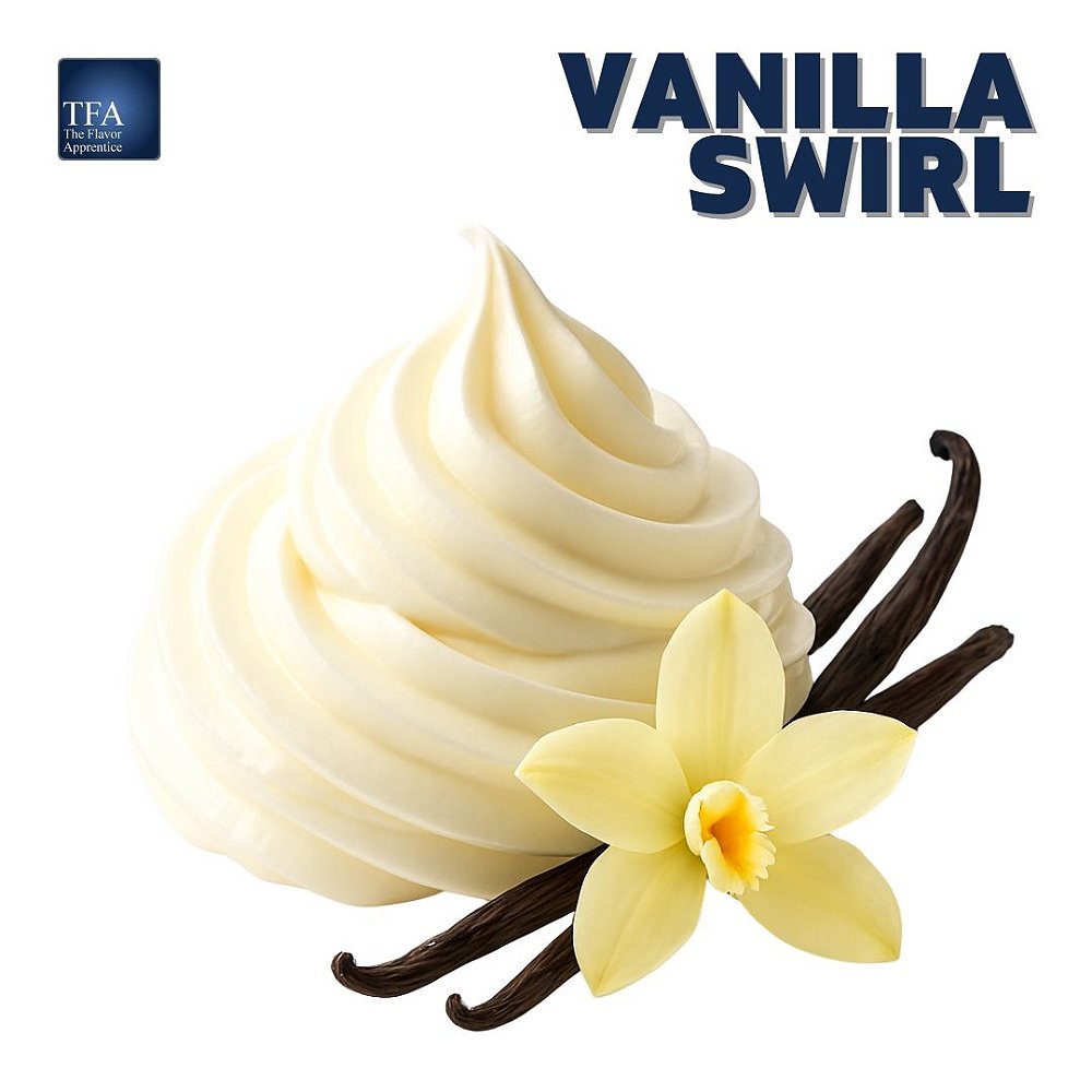 Aroma de Vanilla Swirl 10ml | TPA - AROMAS ALIMENTÍCIOS IMPORTADOS