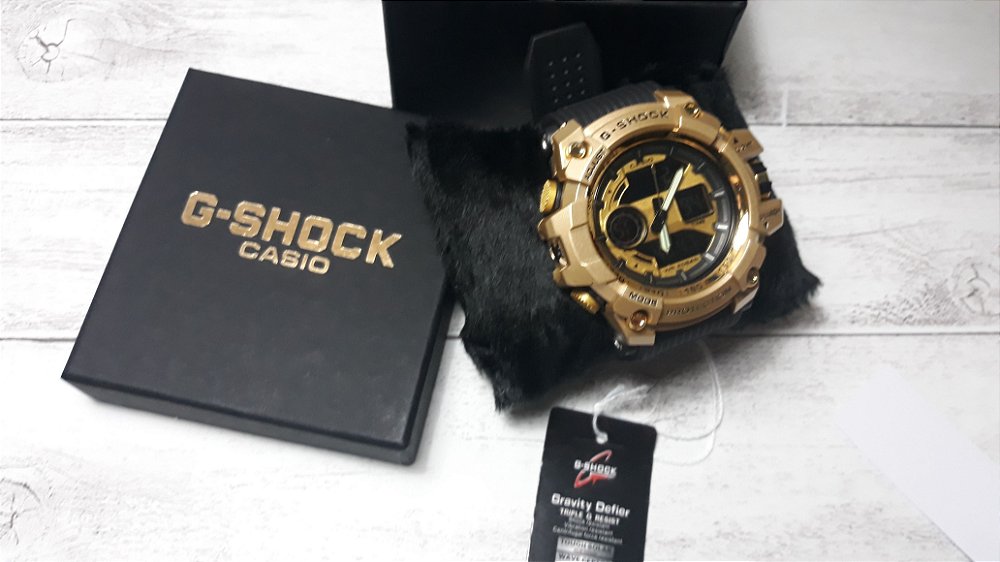 g shock wr20bar dourado