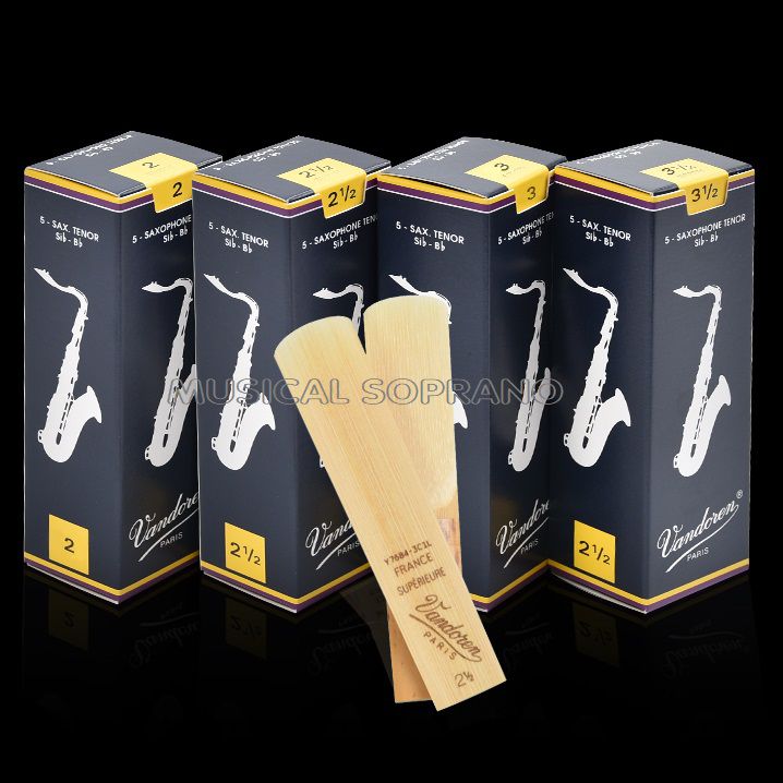 PALHETAS VANDOREN TRADICIONAL PARA SAX TENOR (CAIXA COM 5) Musical