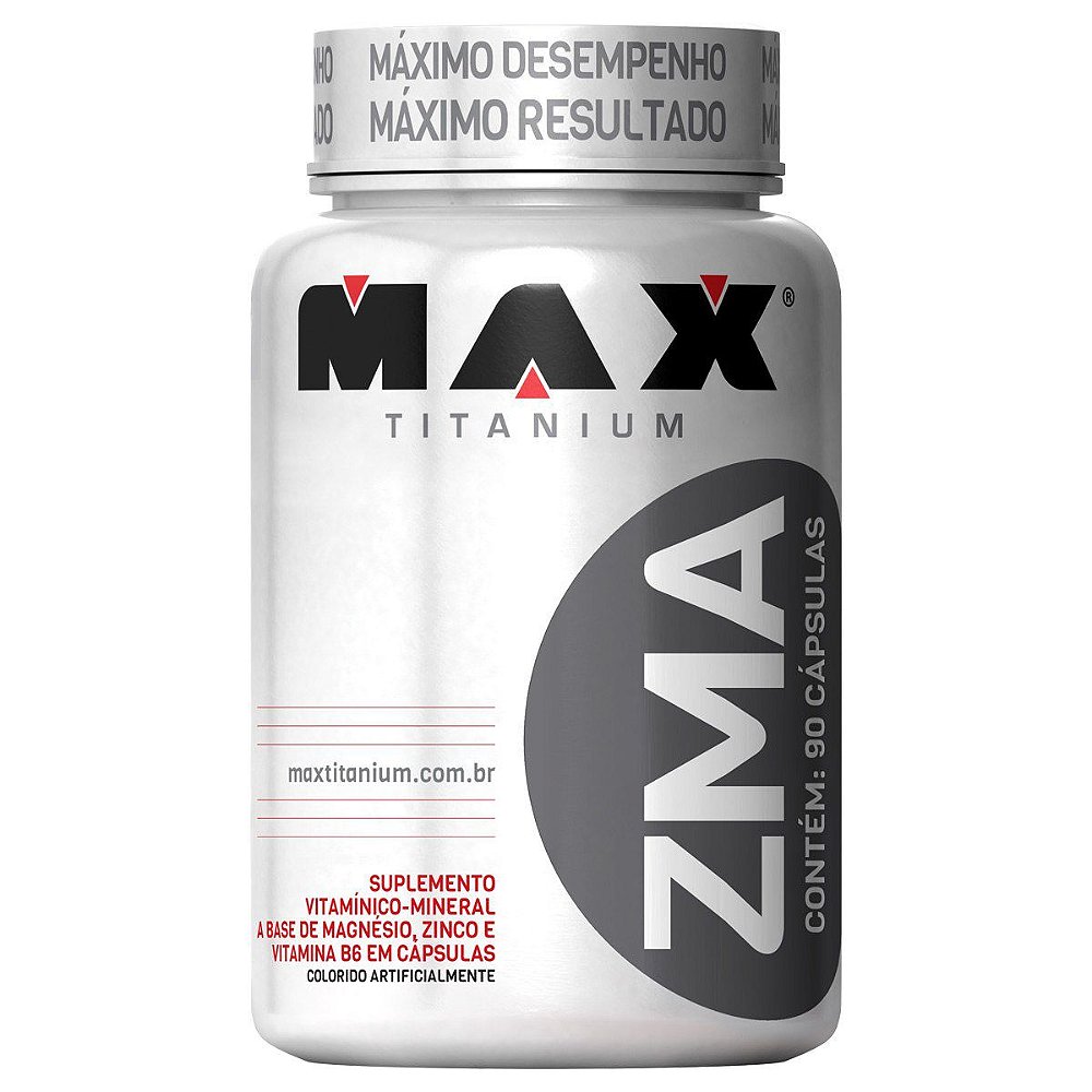 ZMA 90 cáps - Max Titanium - Loja Marombada - Roupas de Academia, Moda  Fitness e Suplementos