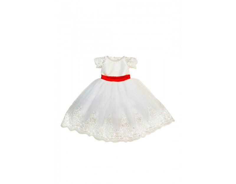 Vestido de Daminha Branco com Vermelho - Infantil - Liminha Doce - Vestidos  de Festa Infantis e Mãe e Filha