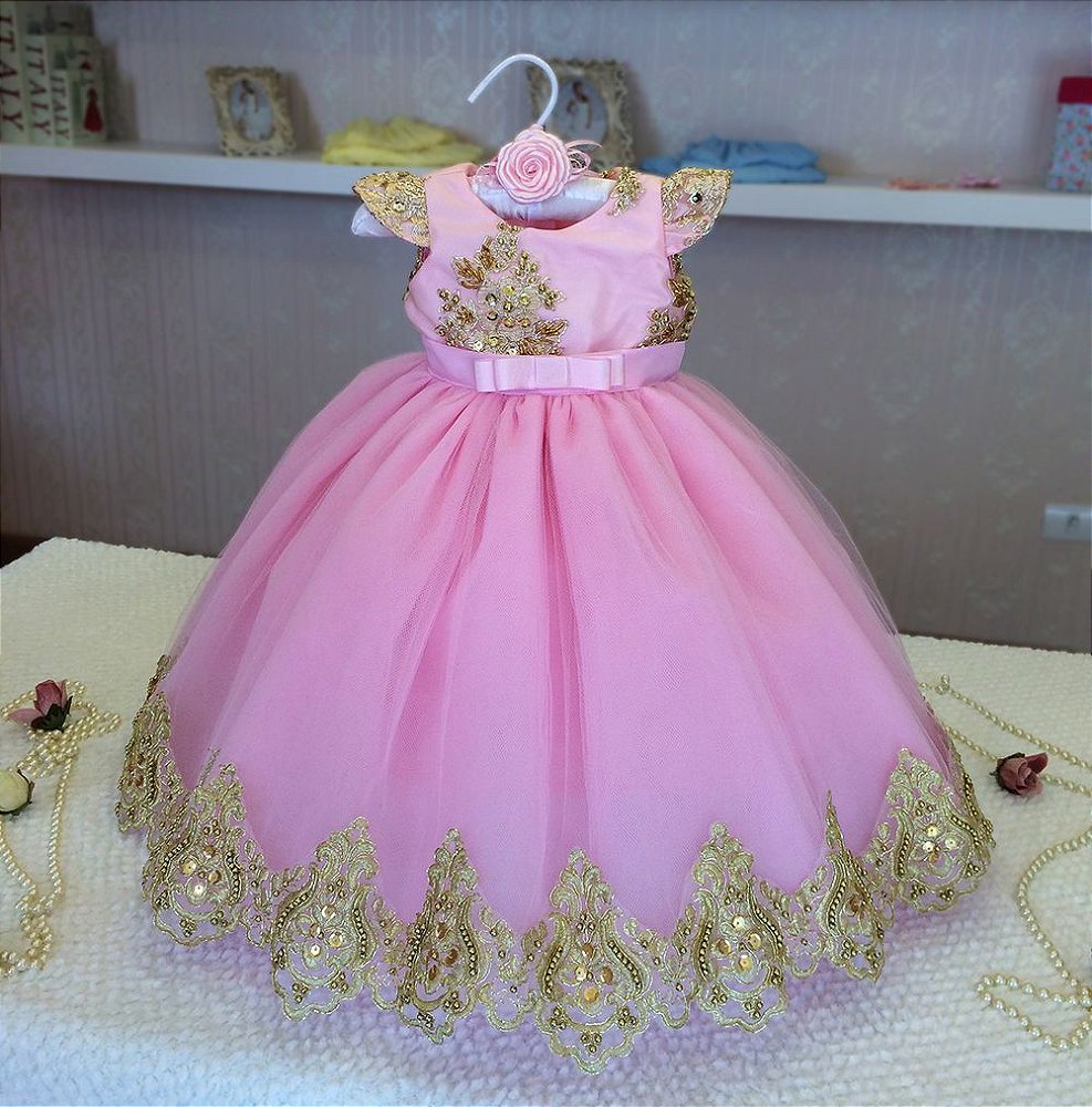 vestido de princesa 1 ano
