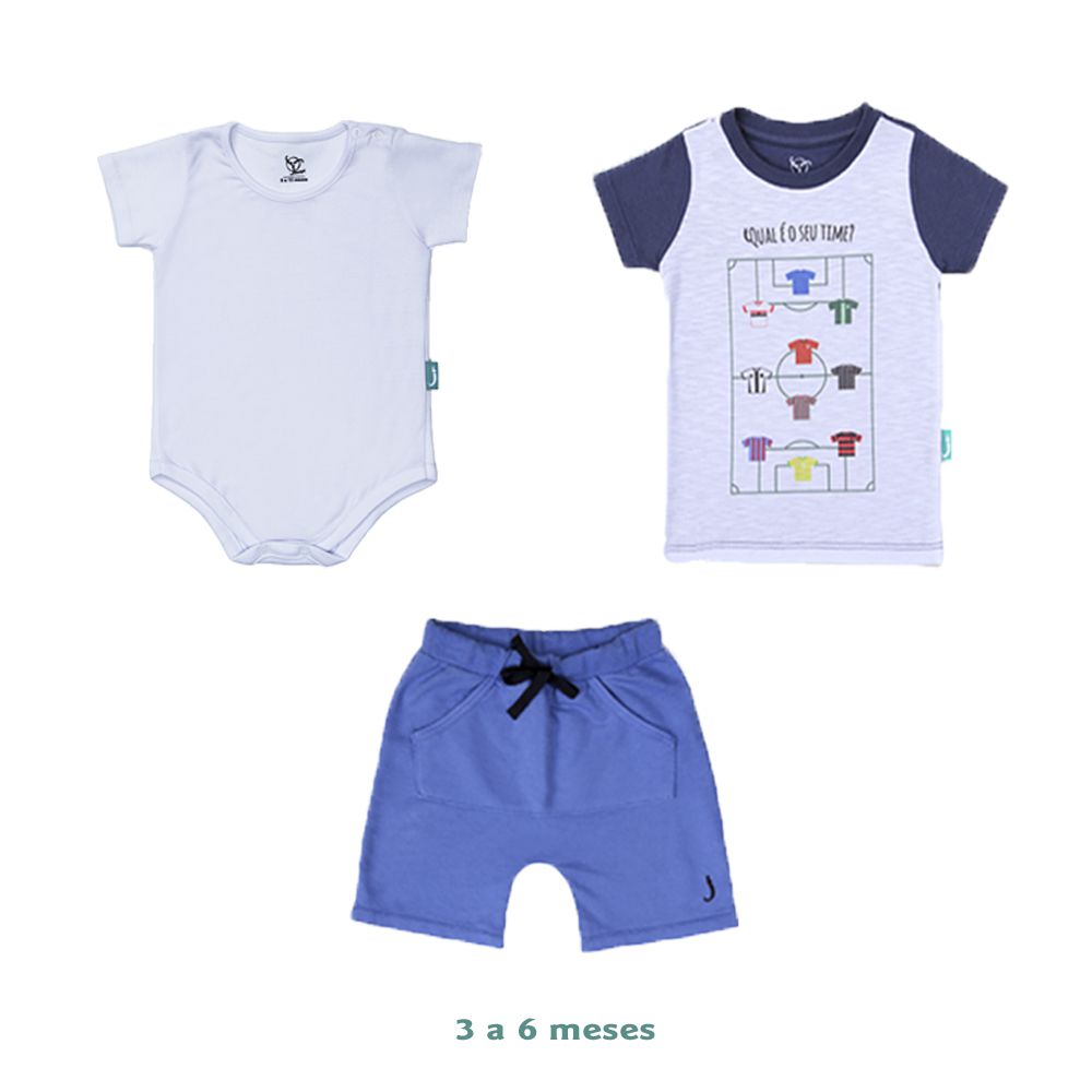 Combo roupa infantil 7 peças bebê menino branco - Jokenpô Loja de  Acessórios e Roupas Infantis Online
