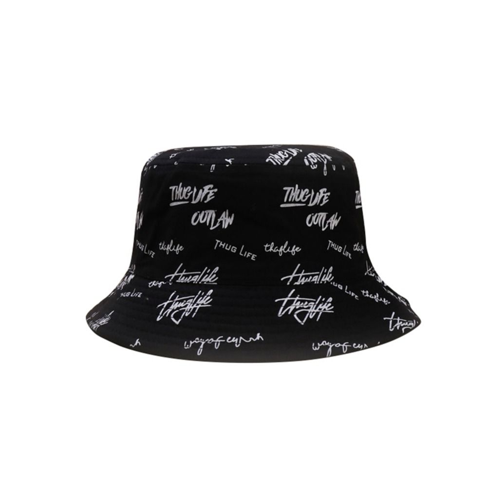 BUCKET HAT Thug Life Outlaw Duas Cores MobWay Store Moda