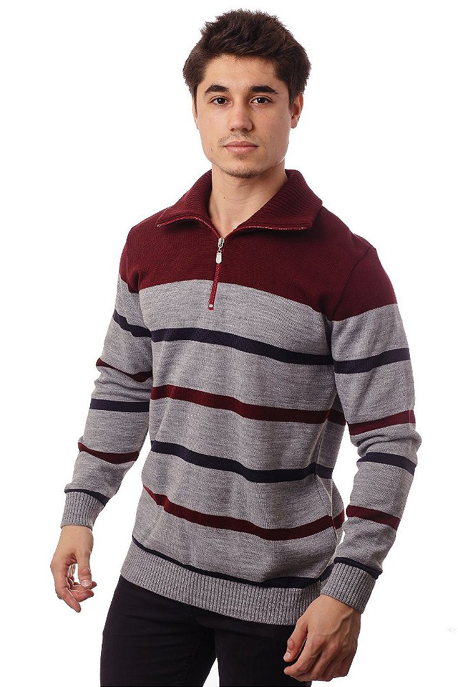blusa de lã masculina com capuz