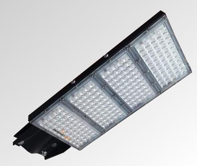 Luminária Pública 400W MicroLED LED SMD com Base Fotocélula Branco Frio