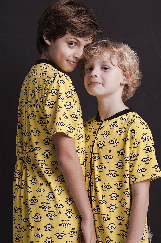 Kawaii Minions Kigurumi Homens Mulheres Crianças Macacão Dos Desenhos  Animados Anime Pijama Festival De Festa Em Casa Geral Inverno Flanela  Quente Macacão