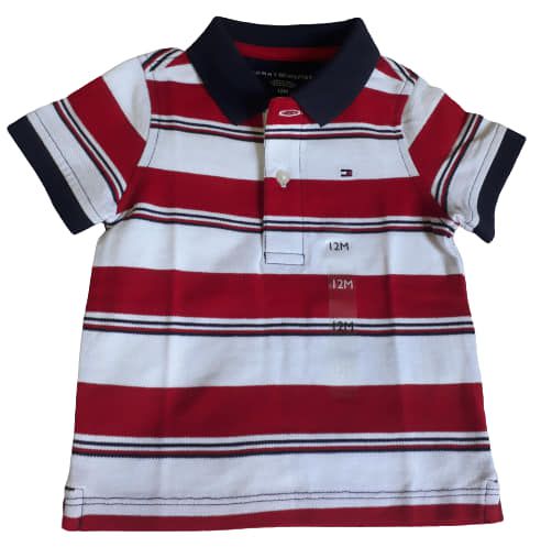 camisa polo para bebê tommy