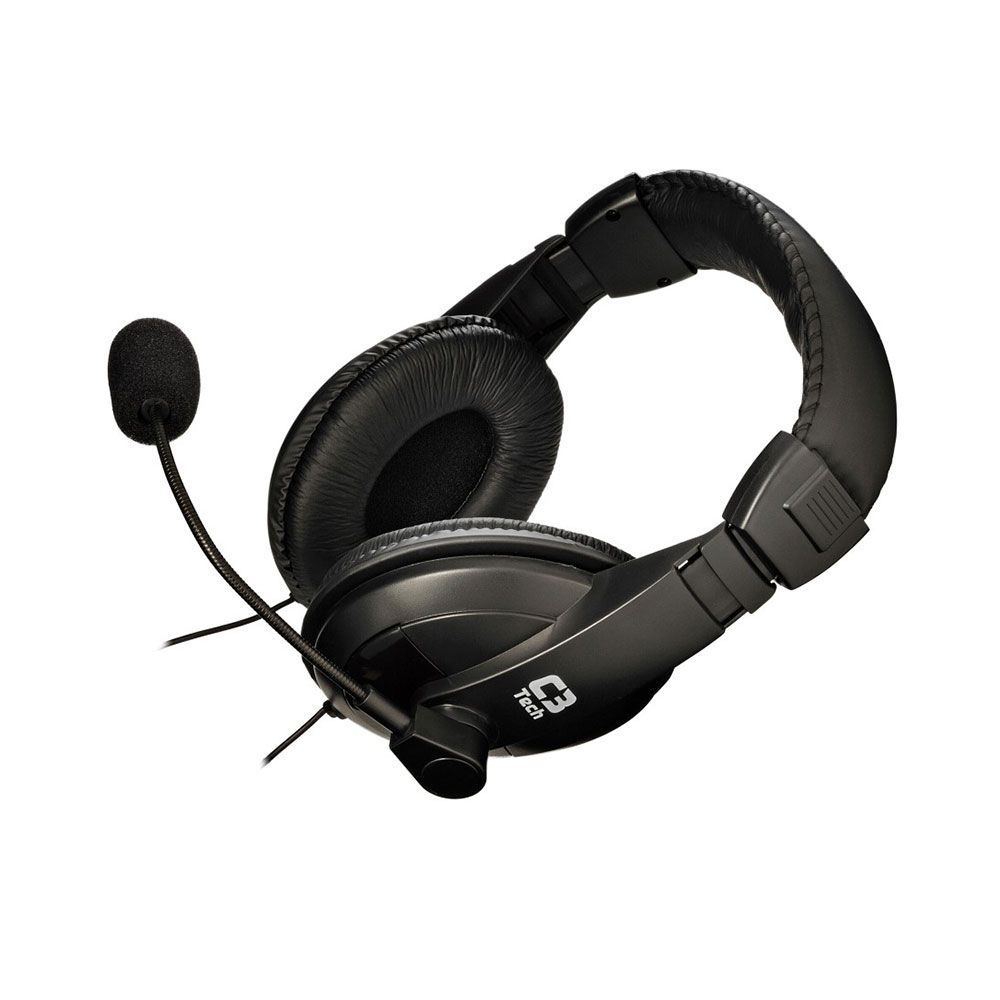 Fone de Ouvido com Microfone C3Tech Voicer Comfort PH-60 - Help Desk  Informática e Assistência Técnica