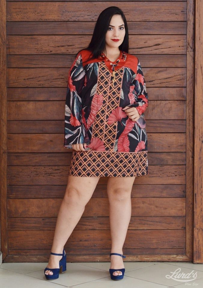 vestidos plus size modernos