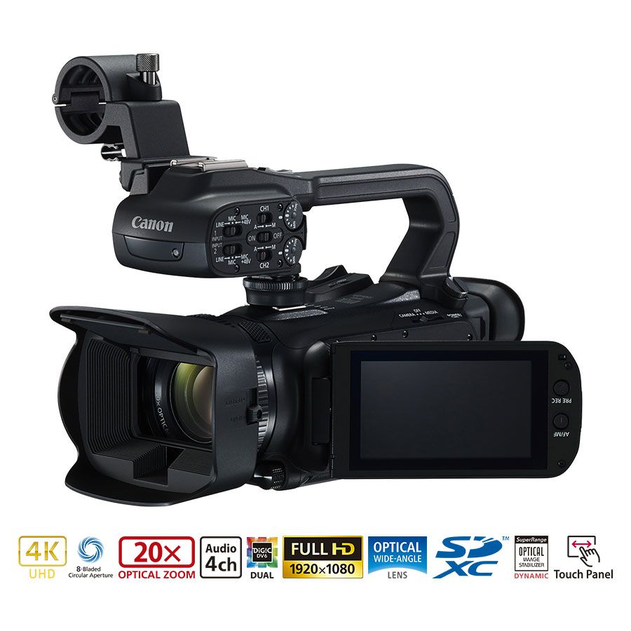 Filmadora Profissional 4K UHD Canon XA45 - Loja OnVideo