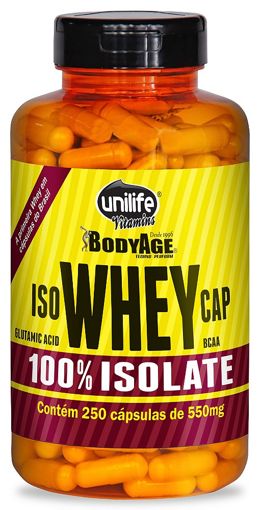 ISO WHEY CAP - 250 cápsulas - Unilife Vitamins - Vittalive: Longevidade com  saúde e bem-estar.