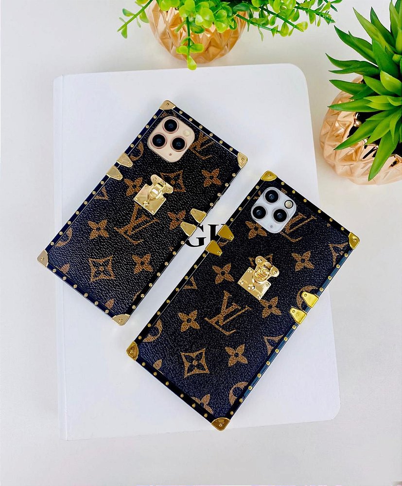 Capinha para Iphone LV BAÚ - Grife - TK cases