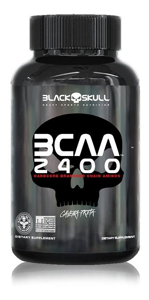 Bcaa 2400 (30Tabs) - Black Skull - Hiper Pump Suplementos