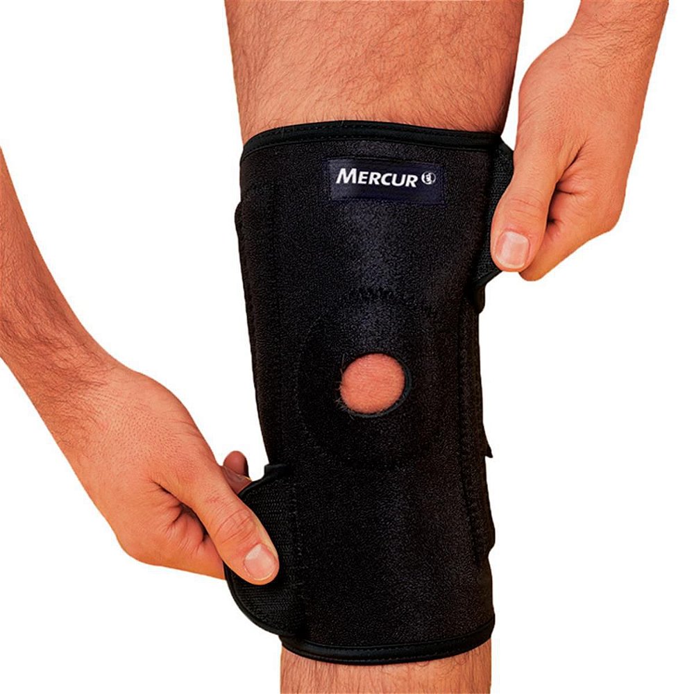 Órtese para joelho com suportes metálicos flexíveis - Ortopedia Servital