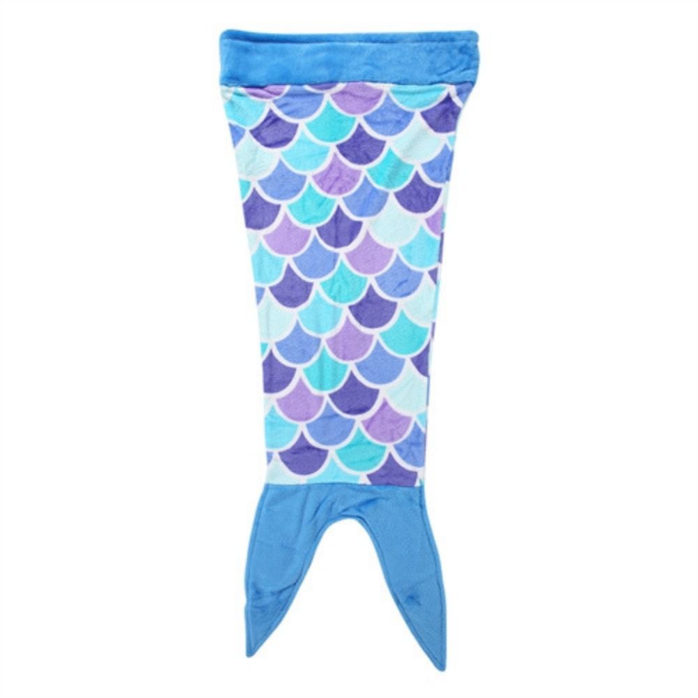Cobertor Infantil Cauda de Sereia Manta Azul - Camilo's Variedades