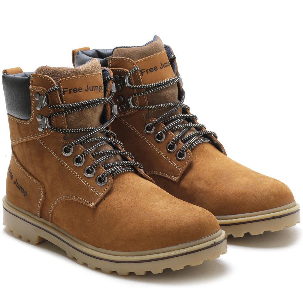 bota coturno adventure masculino couro legítimo 3206