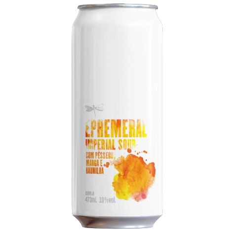 Cerveja artesanal Ephemeral Imperial Sour c pêssego manga e baunilha – Dádiva 473 Cerveja artesanal Ephemeral Imperial Sour c pêssego manga e baunilha – Dádiva 473