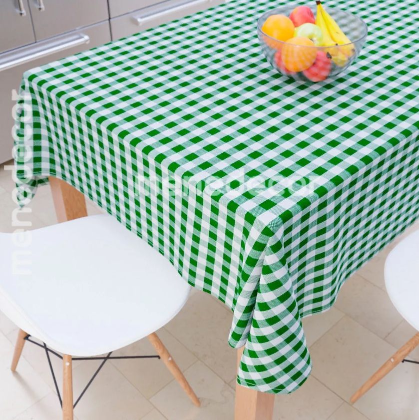 Toalha De Mesa Xadrez Quadrada 4 Lugares Para Piquenique Verde Tecidos Para Decoracao Em Geral
