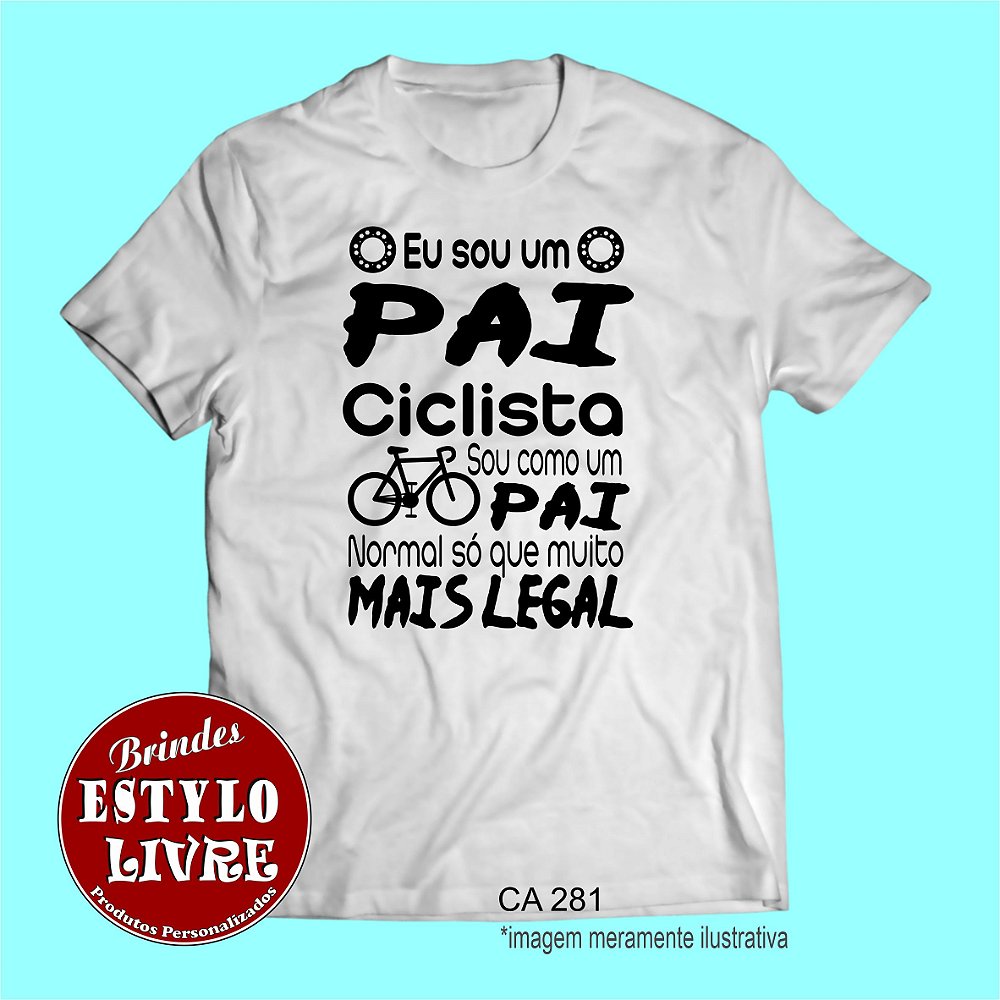 camiseta pai ciclista
